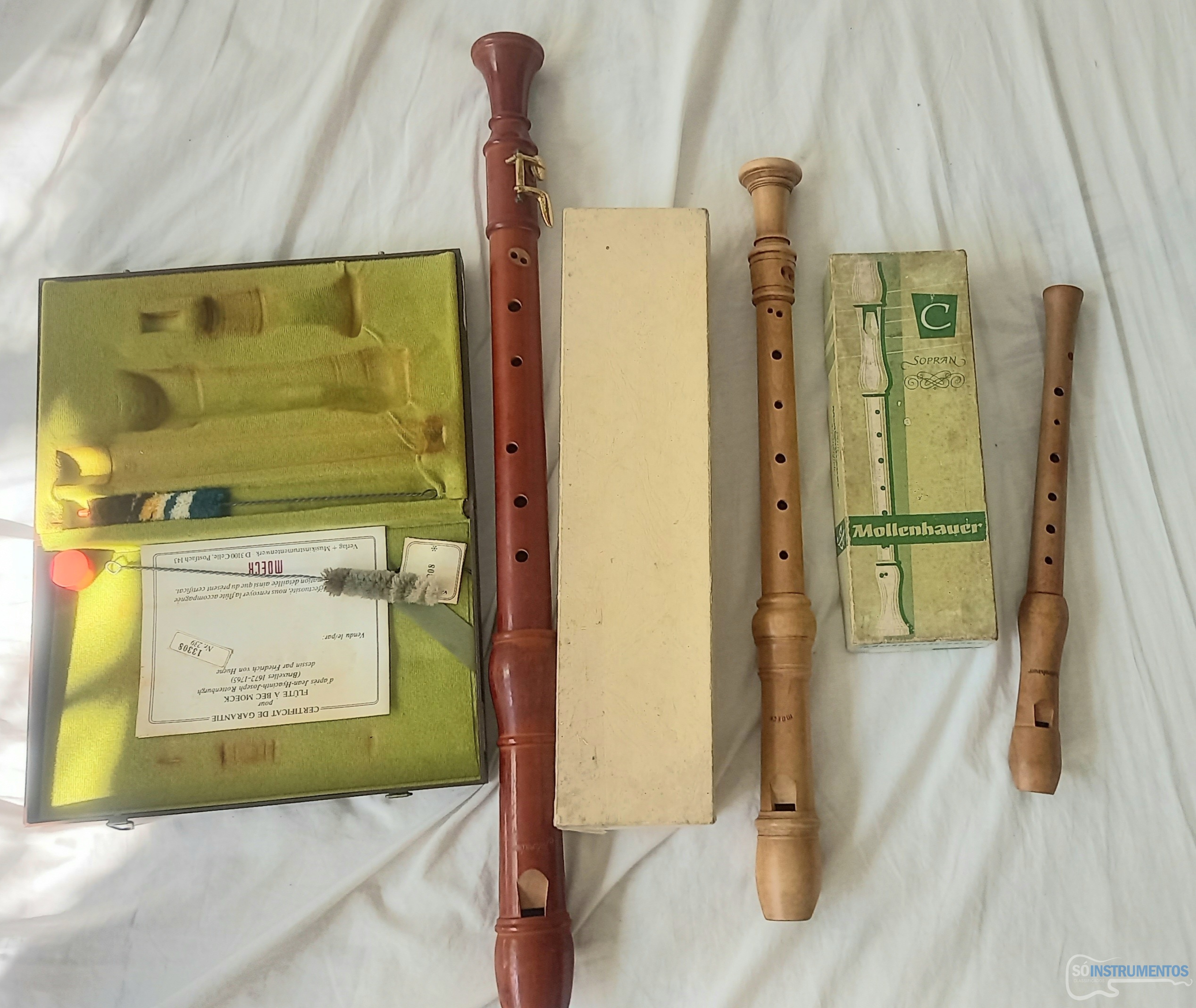 Flauta Doce de Madeira Tenor